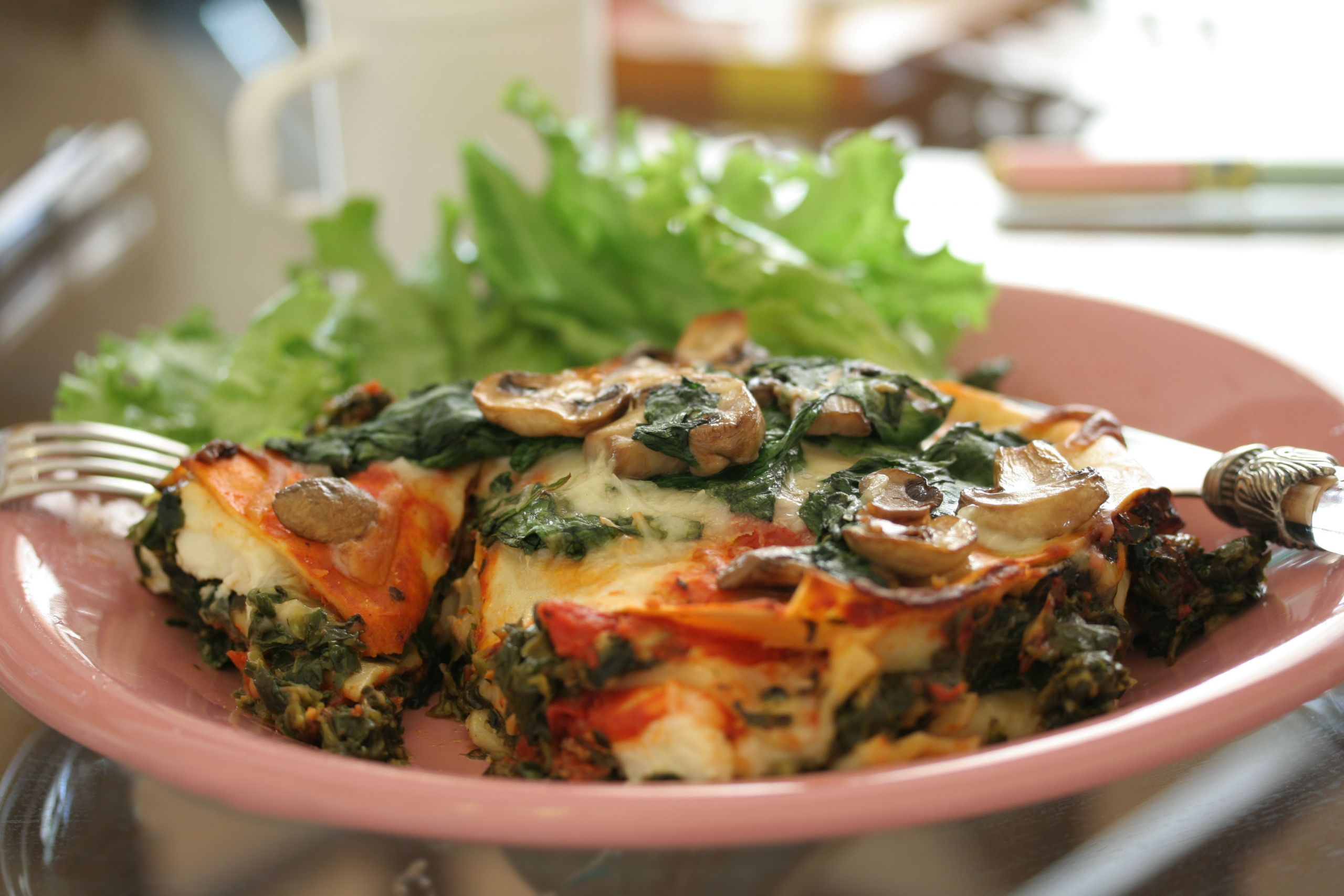 Vegan Spinach Lasagna
 Ve arian Spinach And Mushroom Lasagna Recipe — Dishmaps