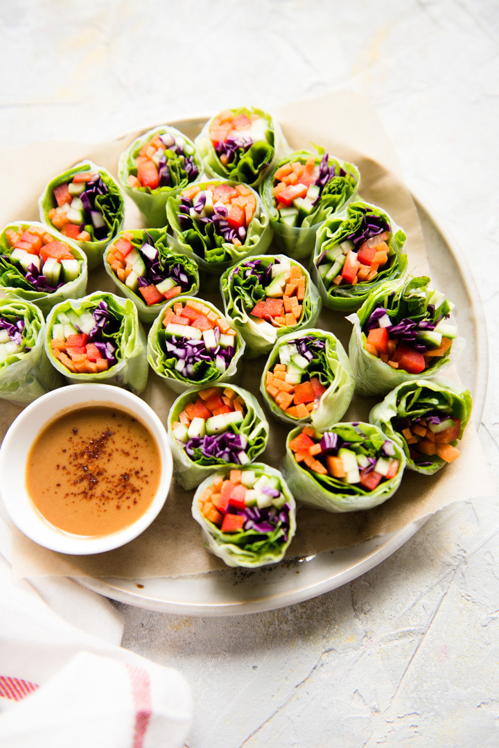 Vegan Spring Recipes
 Fresh Vegan Ve able Spring Rolls Recipe