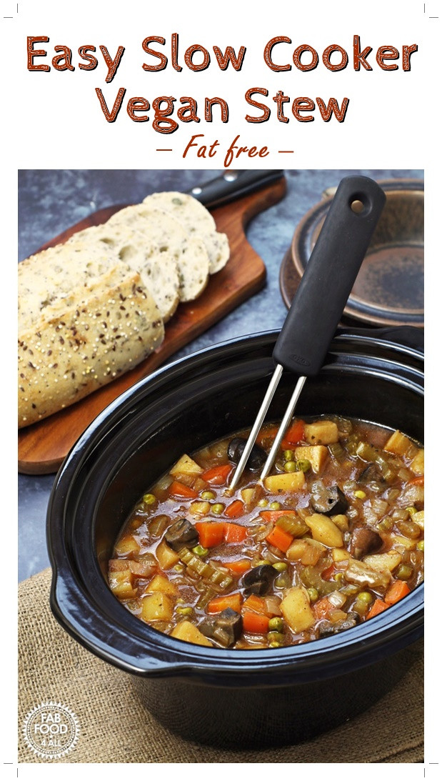 Vegan Stew Slow Cooker
 Easy Slow Cooker Vegan Stew tangy & delicious Fab Food