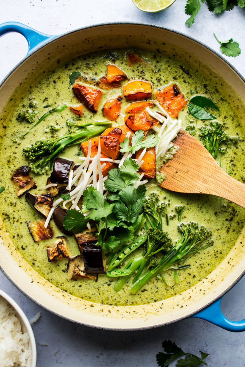 Vegan Thai Curry Recipes
 Vegan Thai green curry Lazy Cat Kitchen