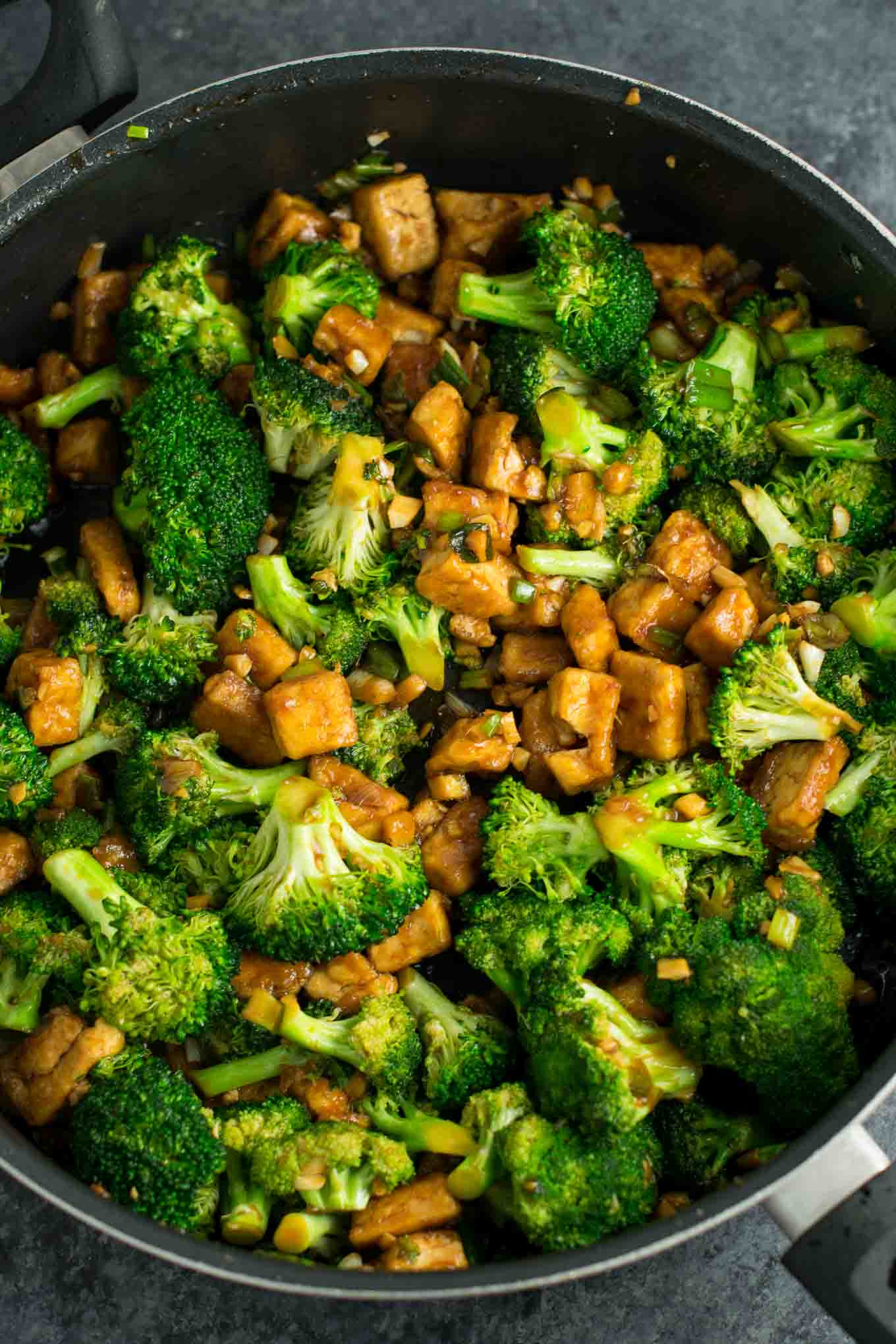 Vegan Tofu Recipes
 Garlic Tofu Broccoli Skillet Recipe vegan gluten free