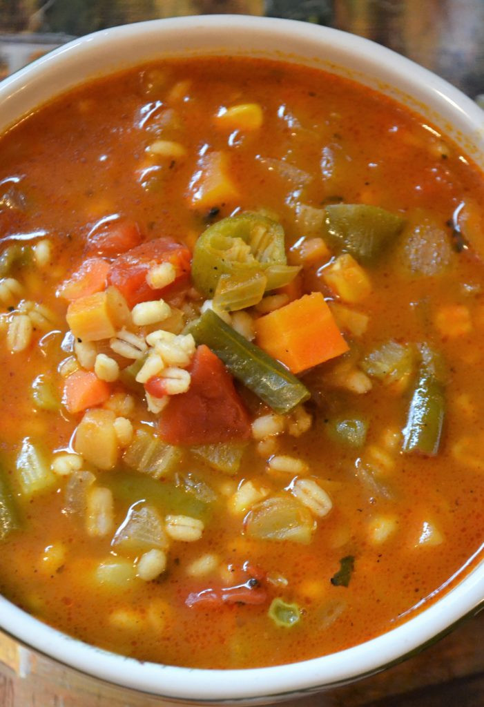 Vegetable Barley Soup
 Ve able Barley Soup Jersey Girl Cooks