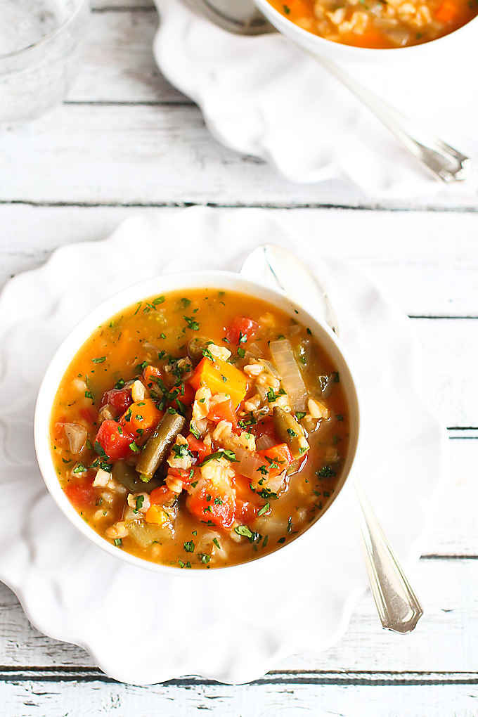 Vegetable Barley Soup
 Slow Cooker Ve able Barley Soup Vegan Crockpot Recipe