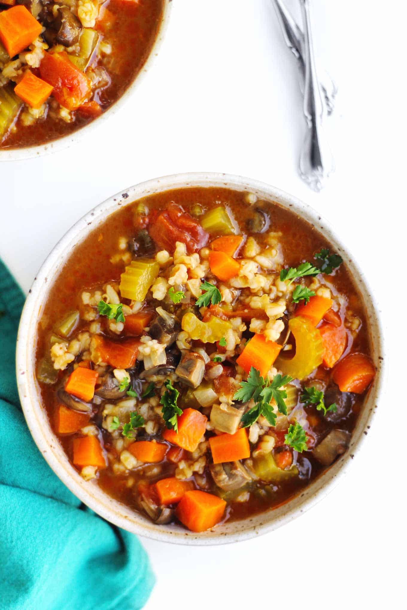 Vegetable Barley Soup
 Rich and flavorful Instant Pot ve able soup with barley