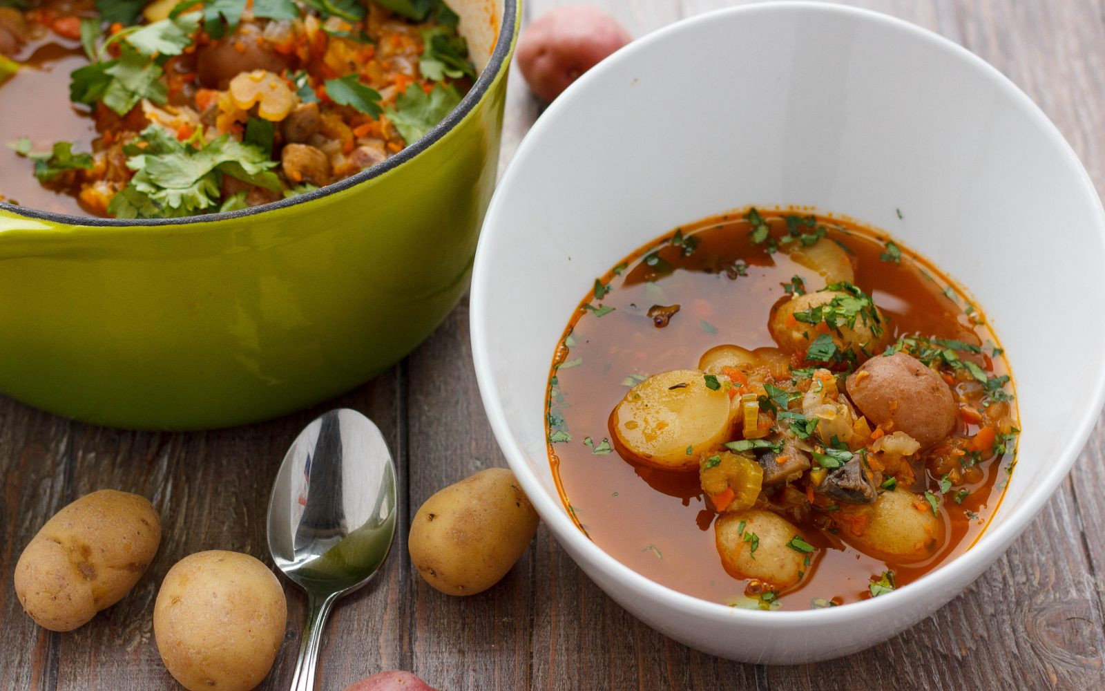 Vegetable Potato Soup
 Healthy Ve able Soup with Potatoes — The Little Potato
