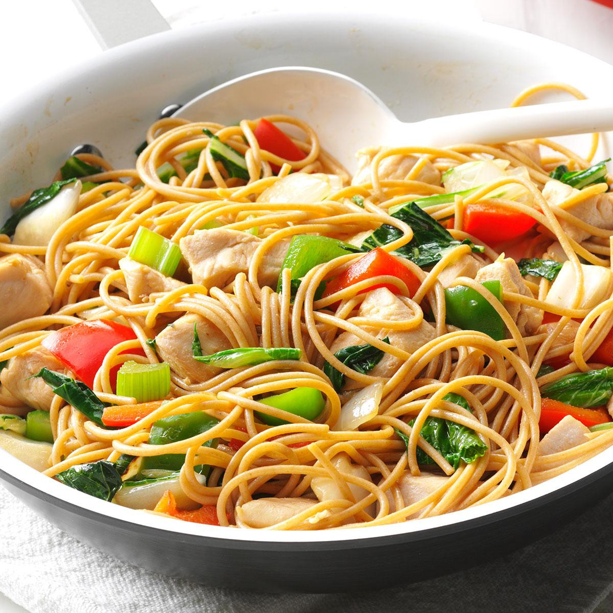 Vegetable Stir Fry With Noodles
 Chicken Stir Fry with Noodles Recipe