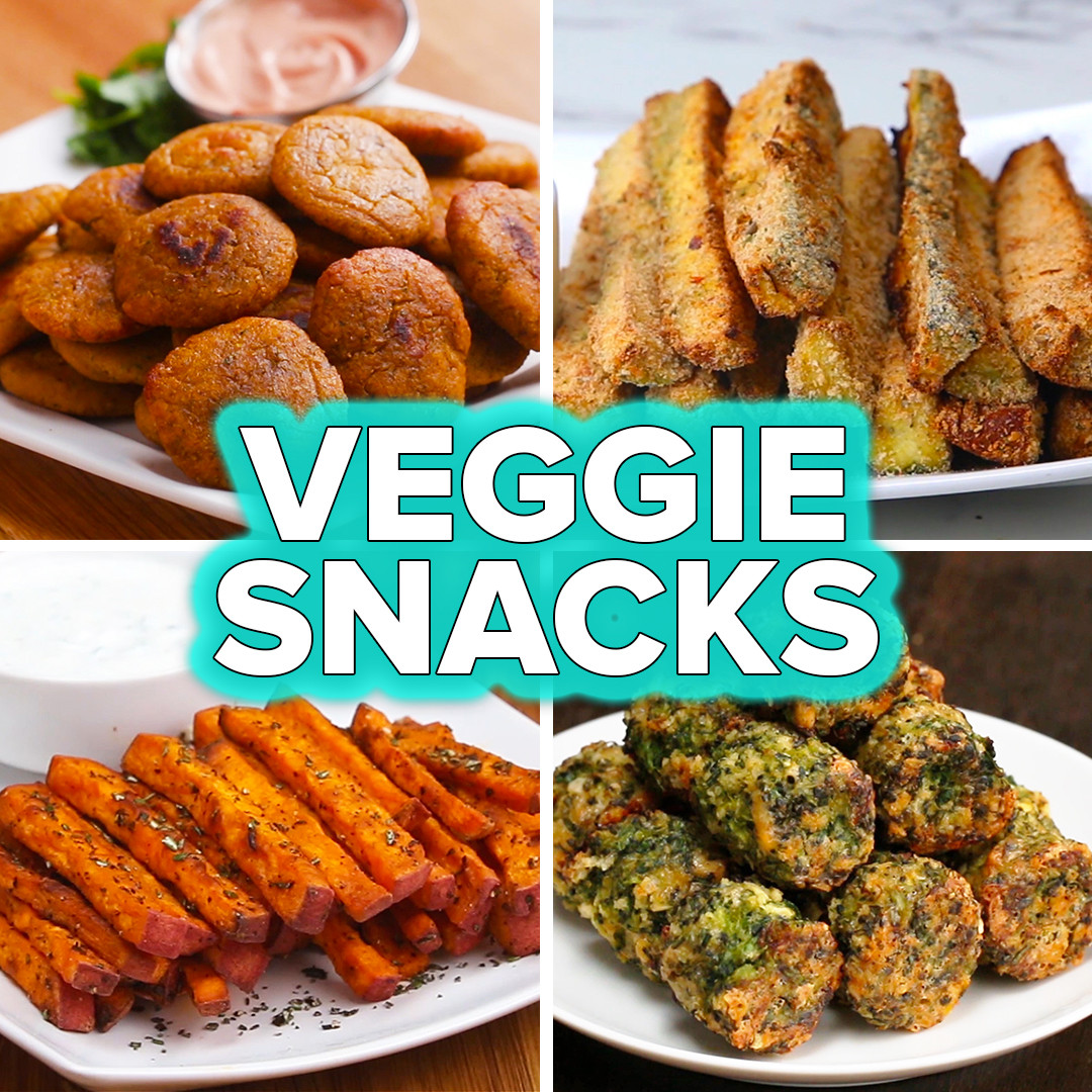 Vegetables Snacks Recipes
 Veggie Snacks 4 Ways