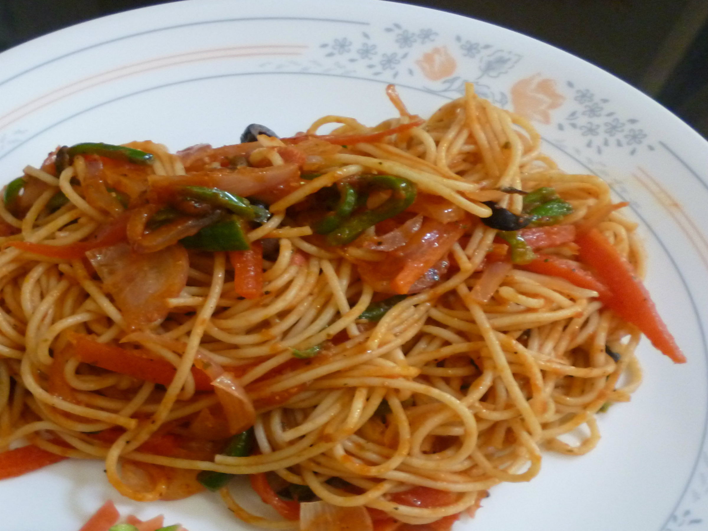 Vegetables Spaghetti Recipe
 Quick Ve able Spaghetti Recipe by Rashmilas