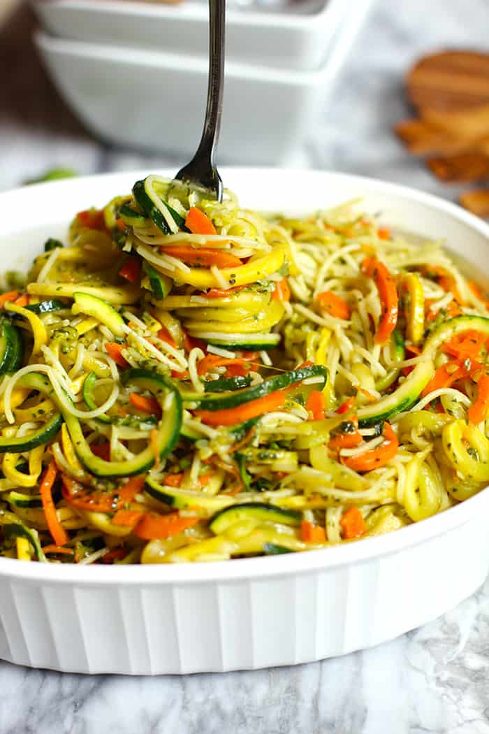 Vegetables Spaghetti Recipe
 Pesto Ve able Pasta SueBee Homemaker