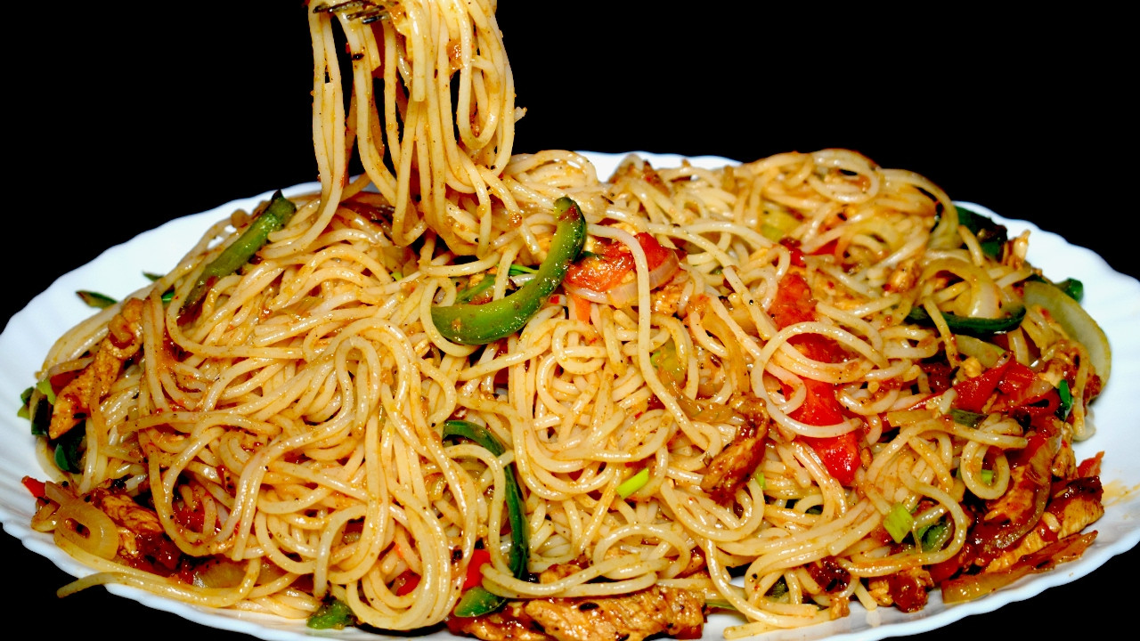 Vegetables Spaghetti Recipe
 Tasty Spaghetti Recipe Chicken Ve able Spaghetti
