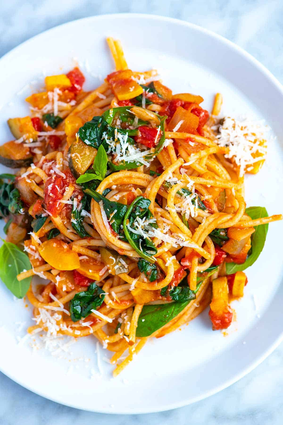 Vegetables Spaghetti Recipe
 Fresh and Easy Veggie Spaghetti