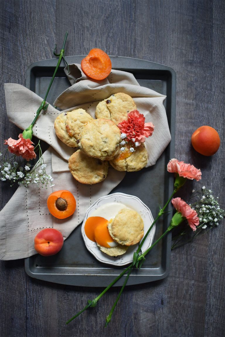 Vegetarian Biscuit Recipe
 Sweet Apricot Creamsicle Breakfast Biscuits