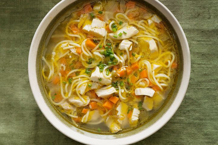 Vegetarian Chicken Noodle Soup Recipes
 Chicken ve able and noodle soup