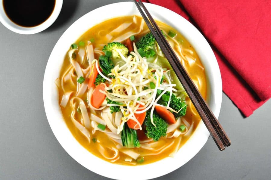 Vegetarian Chicken Noodle Soup Recipes
 Dan Dan Noodle Soup Ve arian