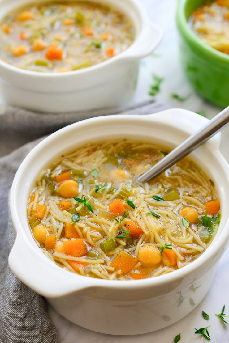 Vegetarian Chicken Noodle Soup Recipes
 Vegan Chicken Noodle Soup