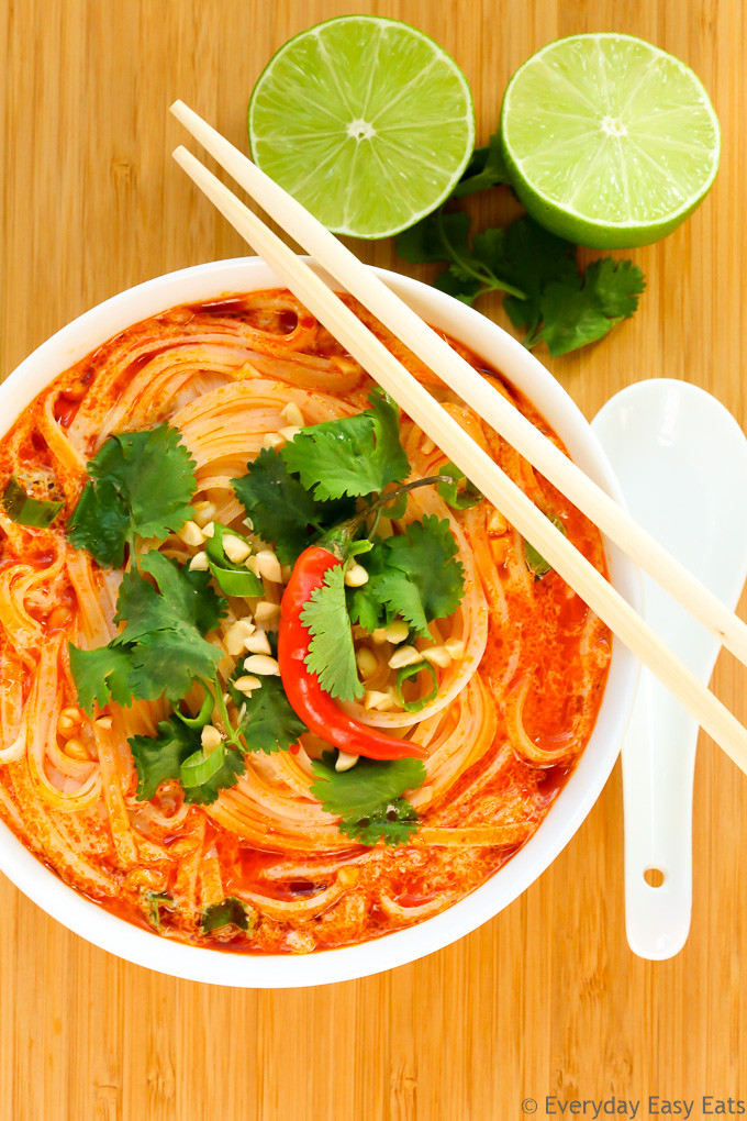 Vegetarian Chicken Noodle Soup Recipes
 Thai Spicy Noodle Soup Ve arian Vegan GF