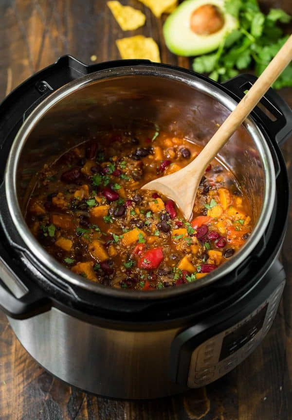 Vegetarian Chili Instant Pot
 Instant Pot Ve arian Chili Healthy and Quick