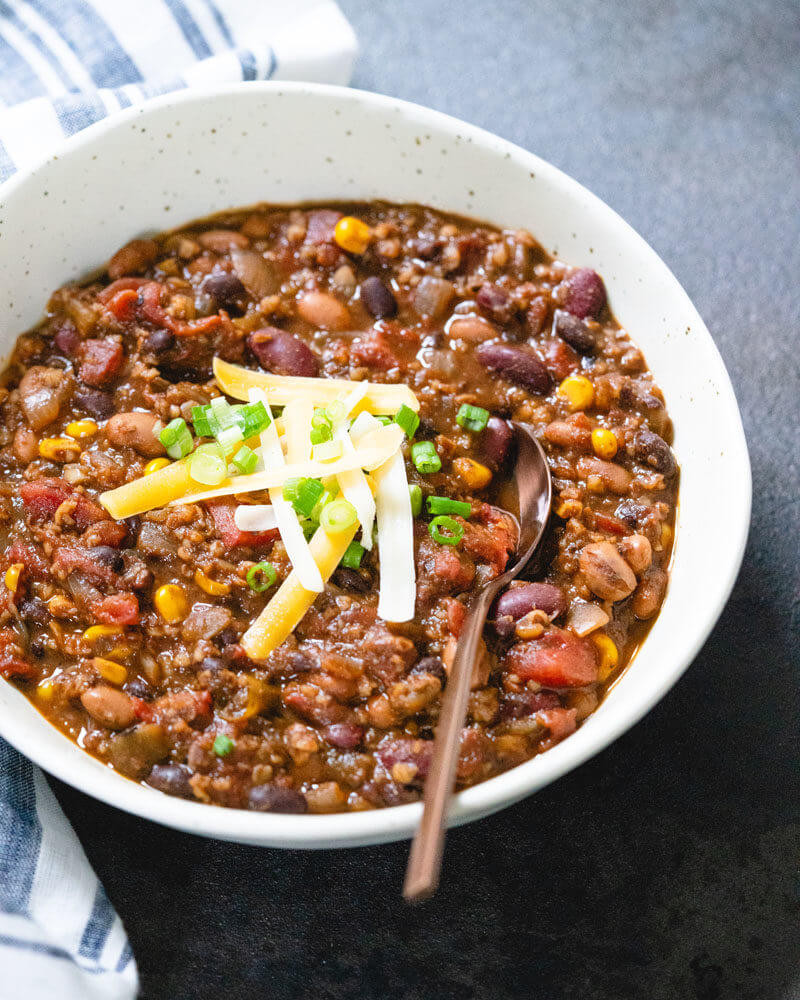 Vegetarian Chili Recipe Easy
 Ve arian Chili All of Our Best Secrets A Couple Cooks