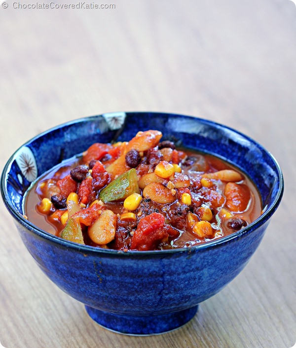 Vegetarian Chili Recipe Easy
 Ve arian Chili Very Quick and Easy