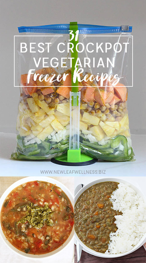 Vegetarian Freezer Recipes
 31 Best Ve arian Crockpot Freezer Recipes