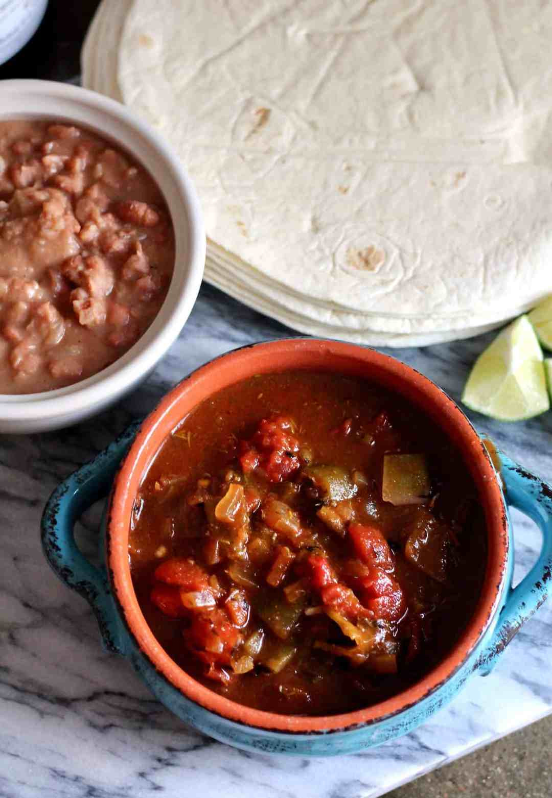 Vegetarian Green Chili
 New Mexico Style Ve arian Green Chili