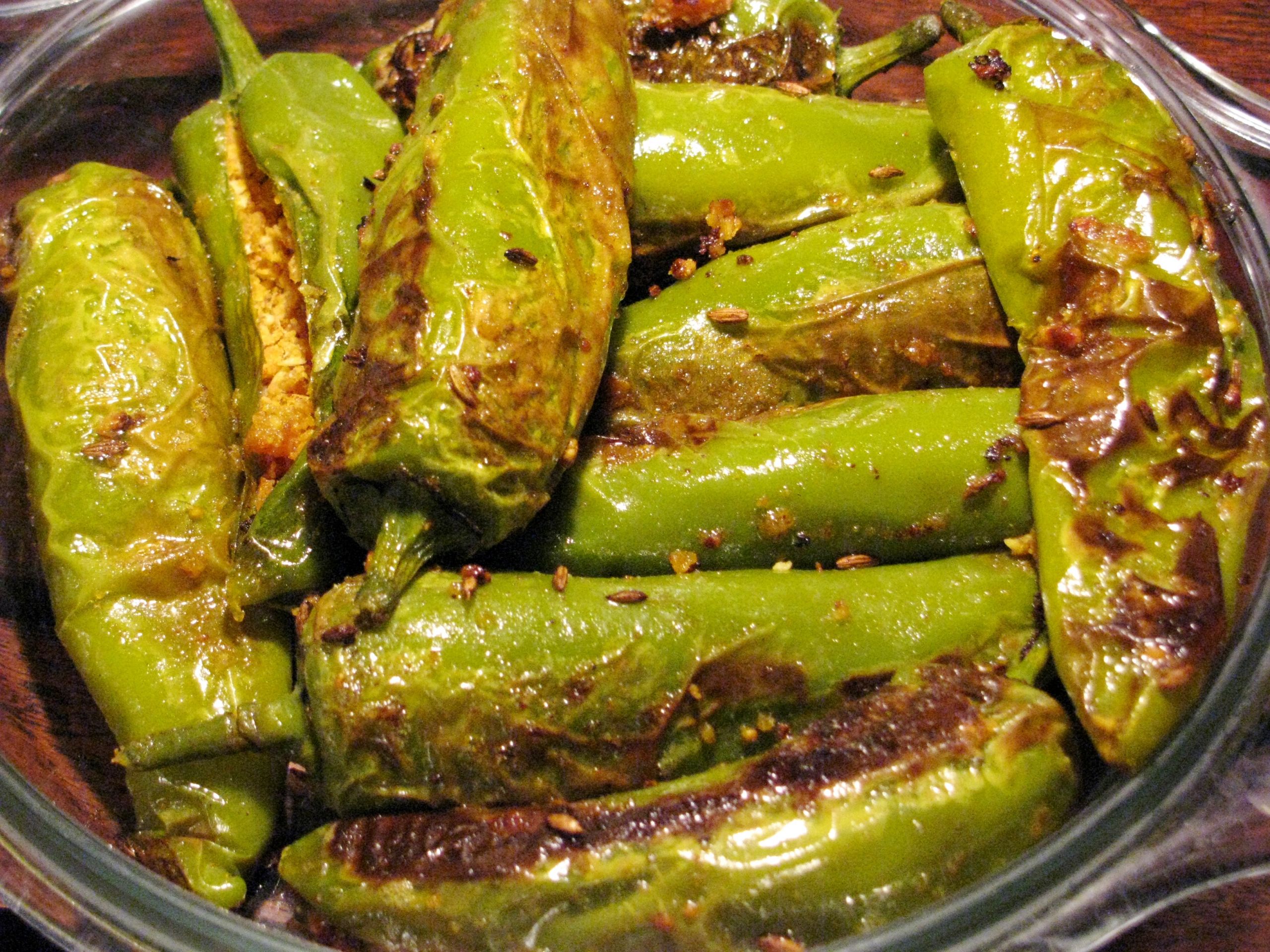 Vegetarian Green Chili
 Ve arian Stuffed peppers