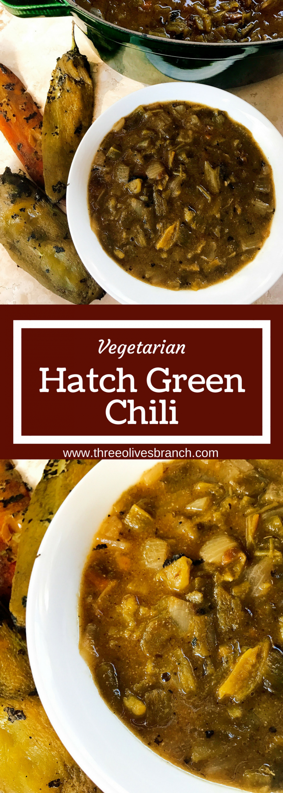 Vegetarian Green Chili Recipes
 Ve arian Hatch Green Chili Three Olives Branch