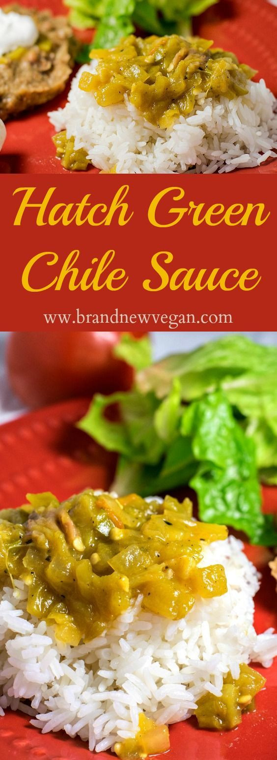 Vegetarian Green Chili Recipes
 Vegan Hatch Green Chile Sauce Recipe