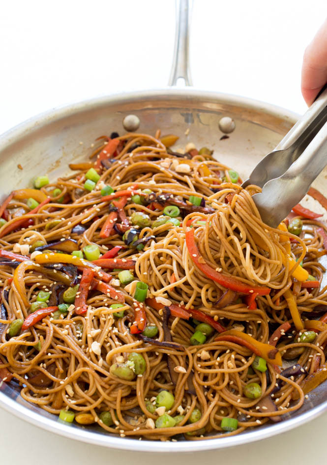 Vegetarian Noodle Recipes Stir Fry
 Rainbow Ve able Noodle Stir Fry