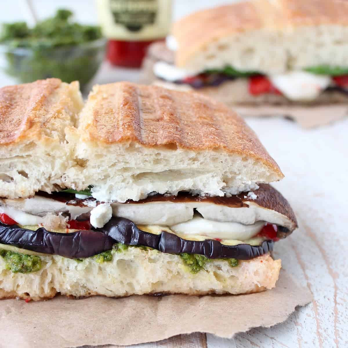 Vegetarian Panini Recipes
 Grilled Ve able Italian Panini Recipe WhitneyBond