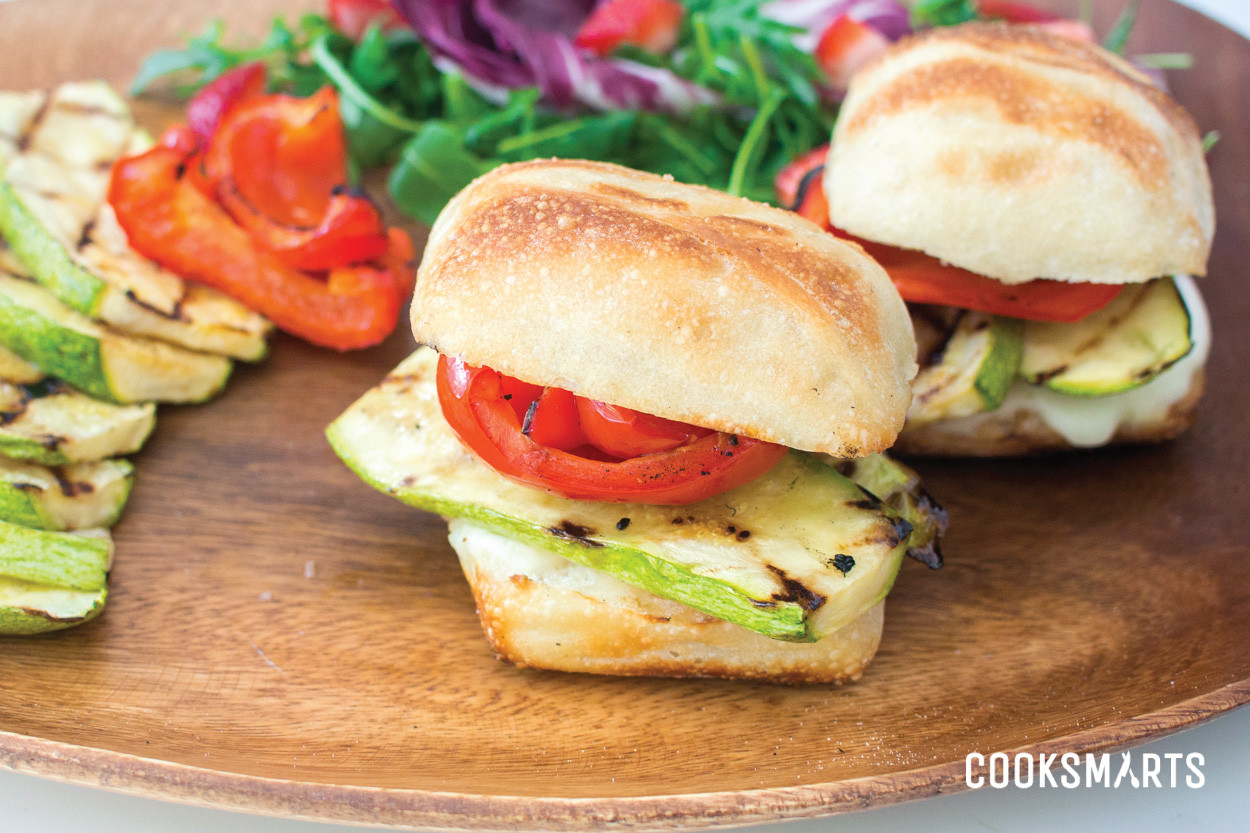 Vegetarian Panini Recipes
 Grilled Veggie Panini