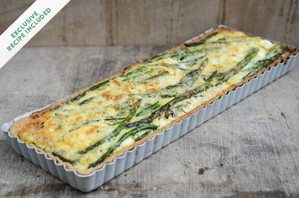 Vegetarian Quiche Recipe Jamie Oliver
 British asparagus and West be Cheddar tart Jamie