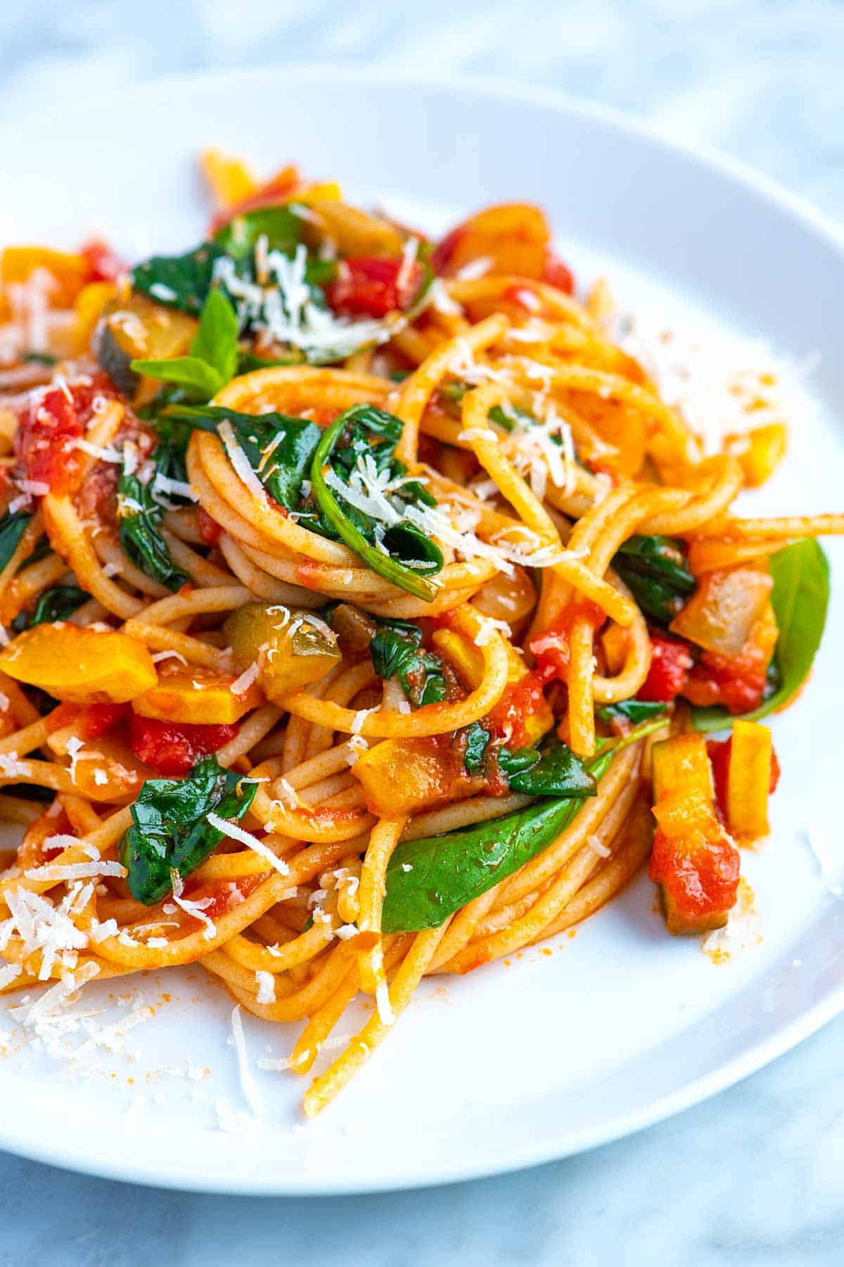 Vegetarian Recipes For Two
 Fresh and Easy Veggie Spaghetti
