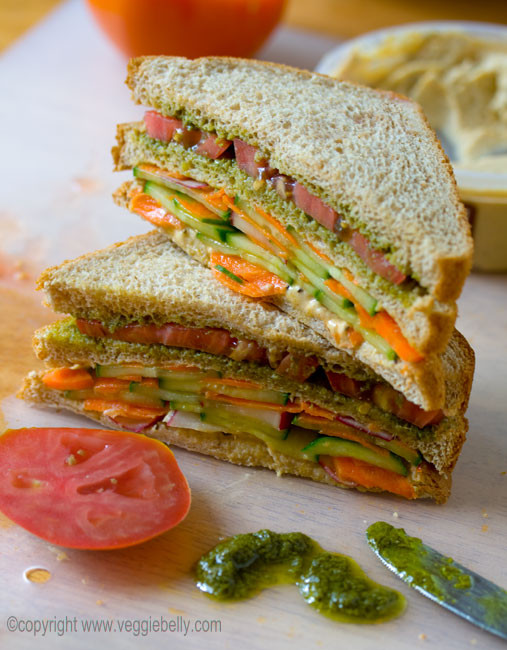 Vegetarian Sandwich Recipes
 VEGETARIAN FREAKS Ve able Sandwich Recipe