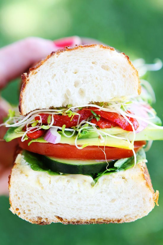 Vegetarian Sandwich Recipes
 Ultimate Veggie Sandwich