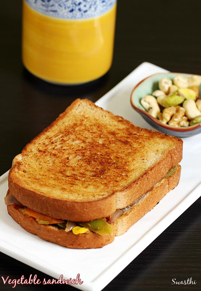 Vegetarian Sandwich Recipes
 Veg sandwich recipe