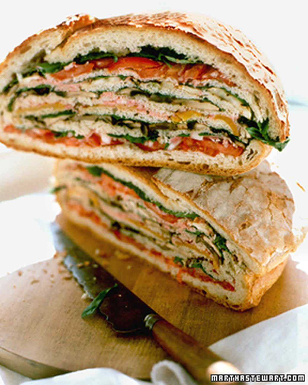 Vegetarian Sandwich Recipes
 Sort of a Hero Sandwich Recipe