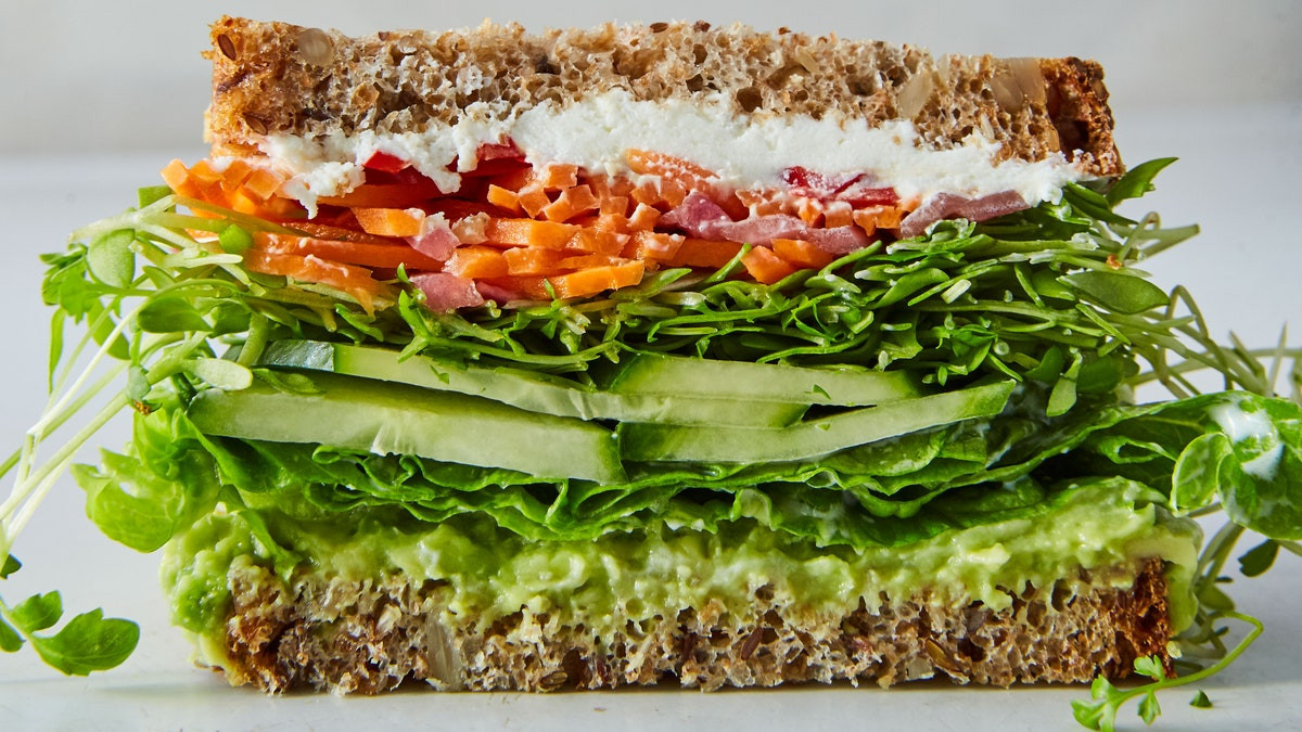 Vegetarian Sandwich Recipes
 California Veggie Sandwich Recipe