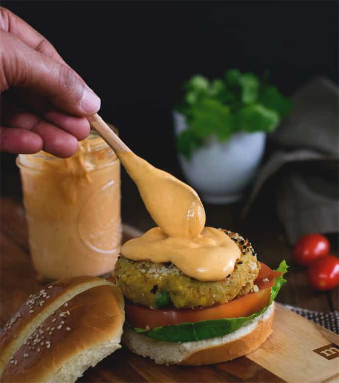 Vegetarian Sauces Recipes
 3 ingre nt killer vegan burger sauce made in 2 minutes
