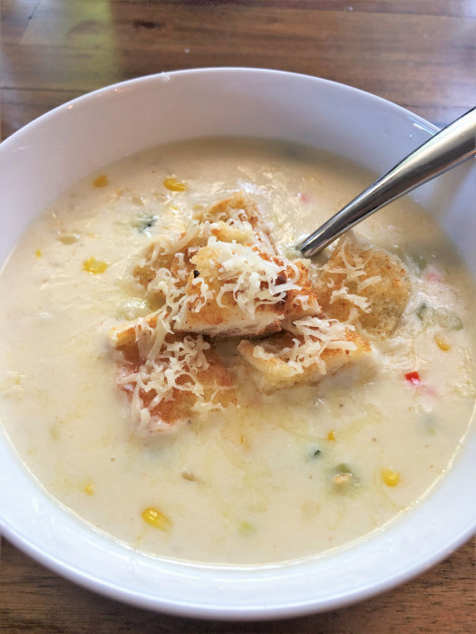 Vegetarian Summer Corn Chowder
 Summer Veggie Corn Chowder – Abbey Co