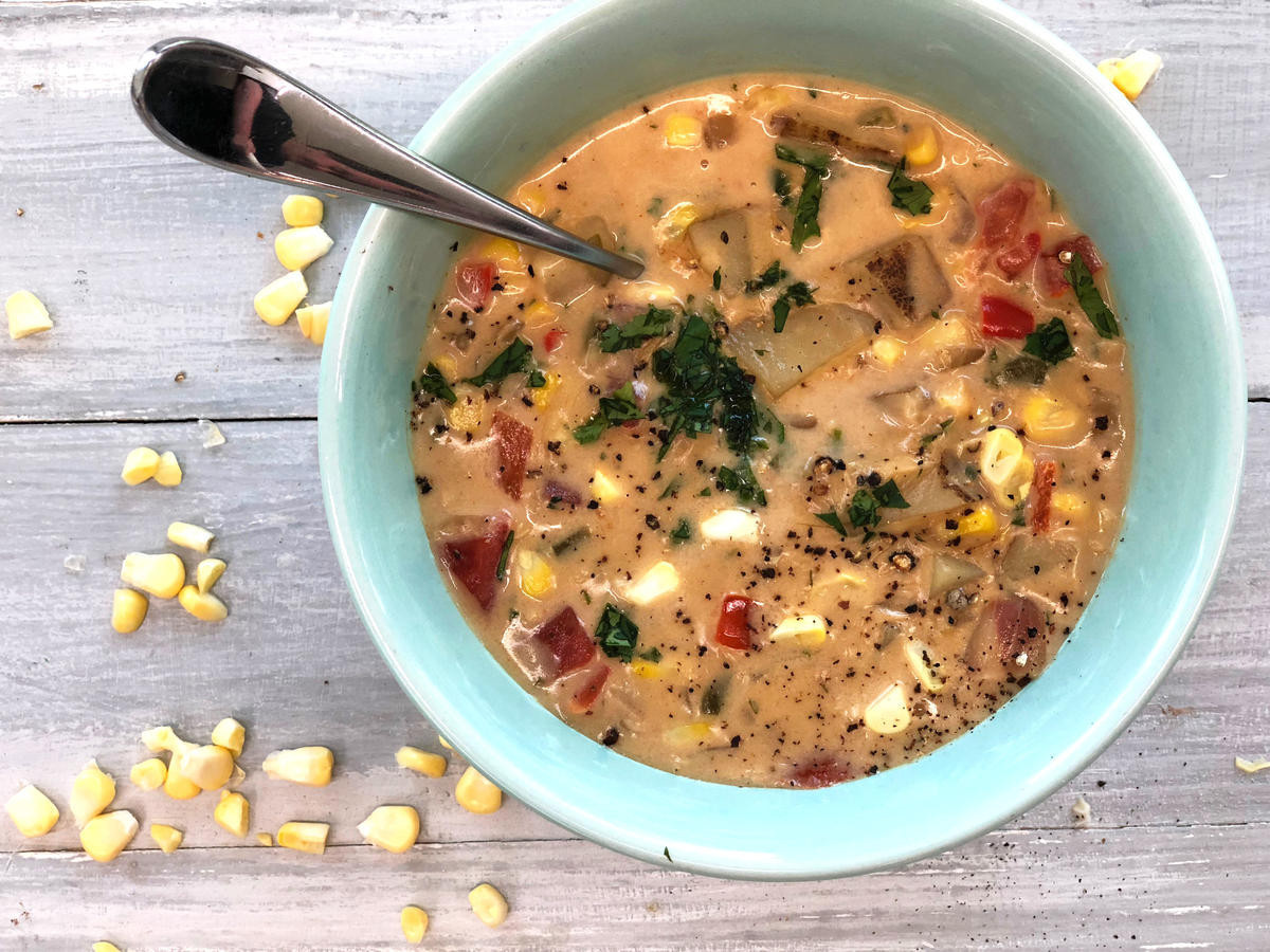 Vegetarian Summer Corn Chowder
 The top 21 Ideas About Ve arian Summer Corn Chowder