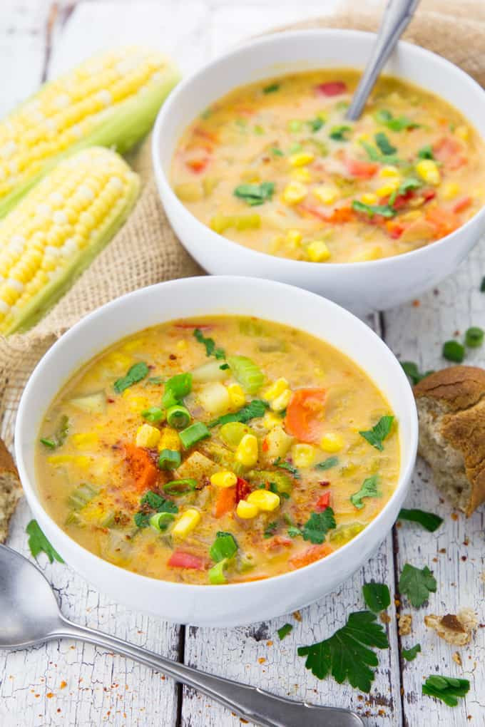 Vegetarian Summer Corn Chowder
 The top 21 Ideas About Ve arian Summer Corn Chowder