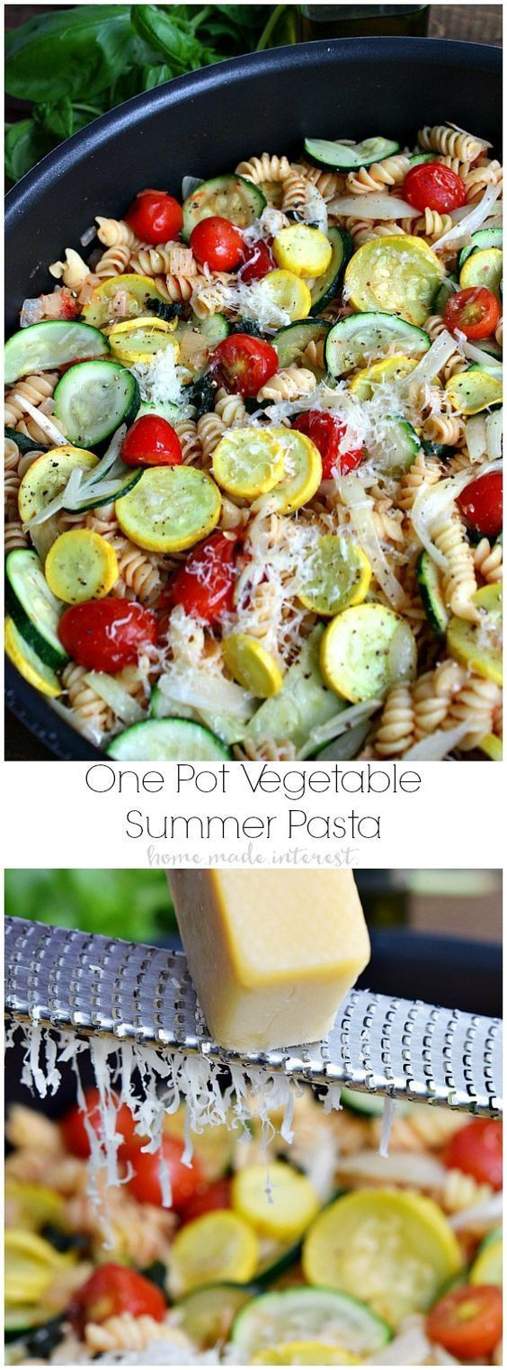 Vegetarian Summer Dinner Recipes
 This e Pot Summer Ve able Pasta is a quick and easy