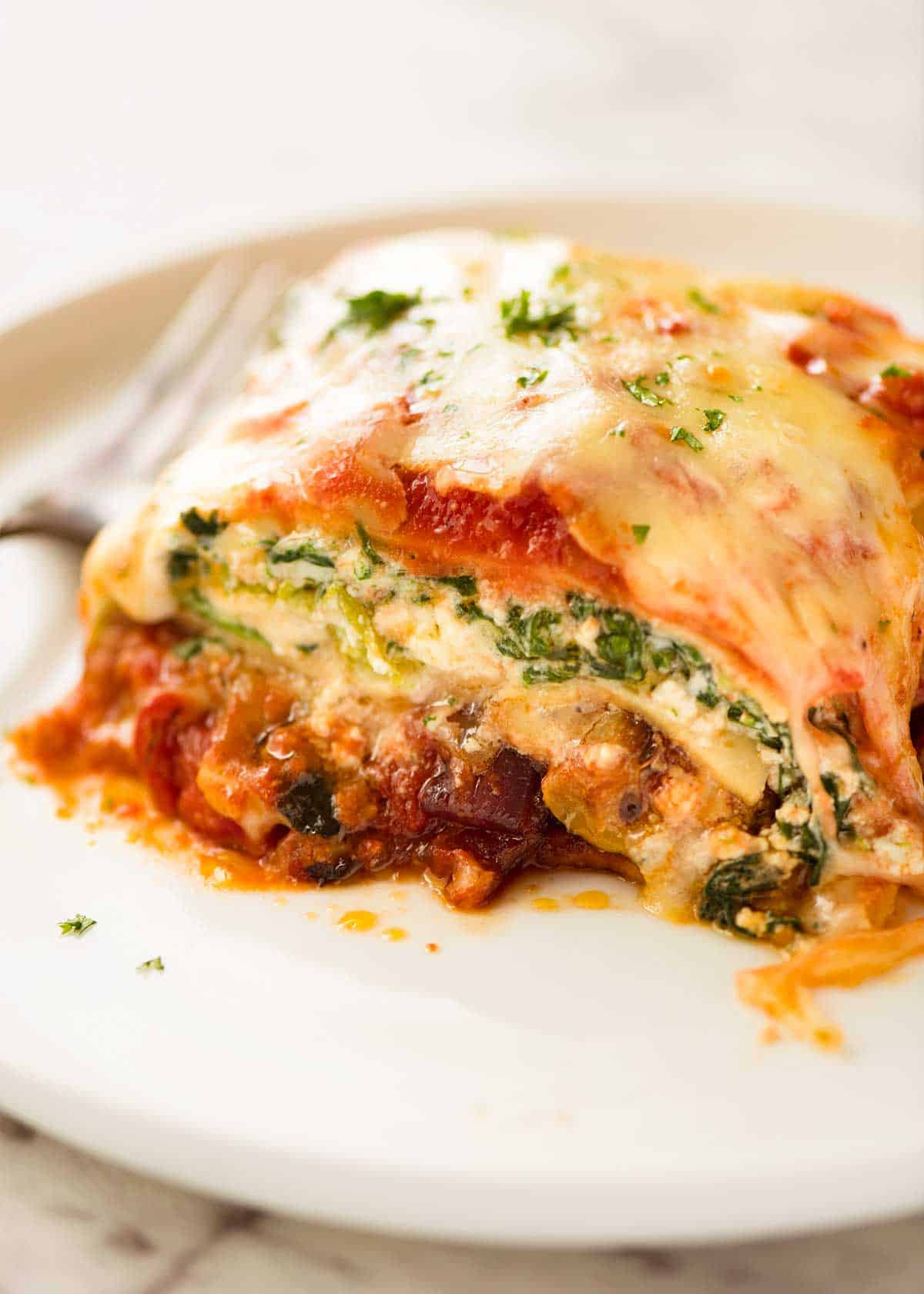 Veggie Lasagna Recipe
 Ve arian Lasagna