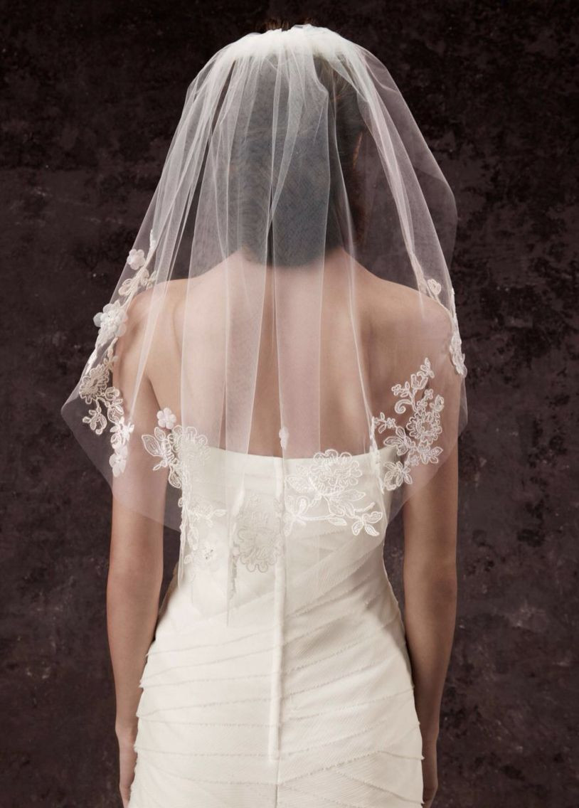 Veil For Short Wedding Dress
 short vail verawang