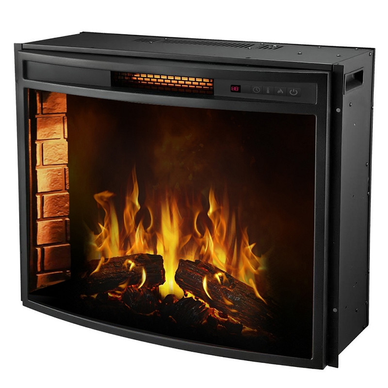 Ventless Electric Fireplace Insert
 28 Inch Curved Ventless Heater Electric Fireplace Insert