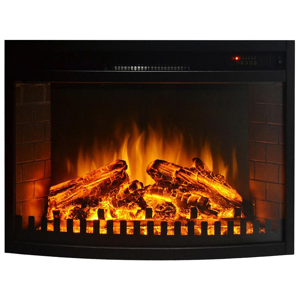 Ventless Electric Fireplace Insert
 26 Inch Curved Ventless Electric Space Heater Built in