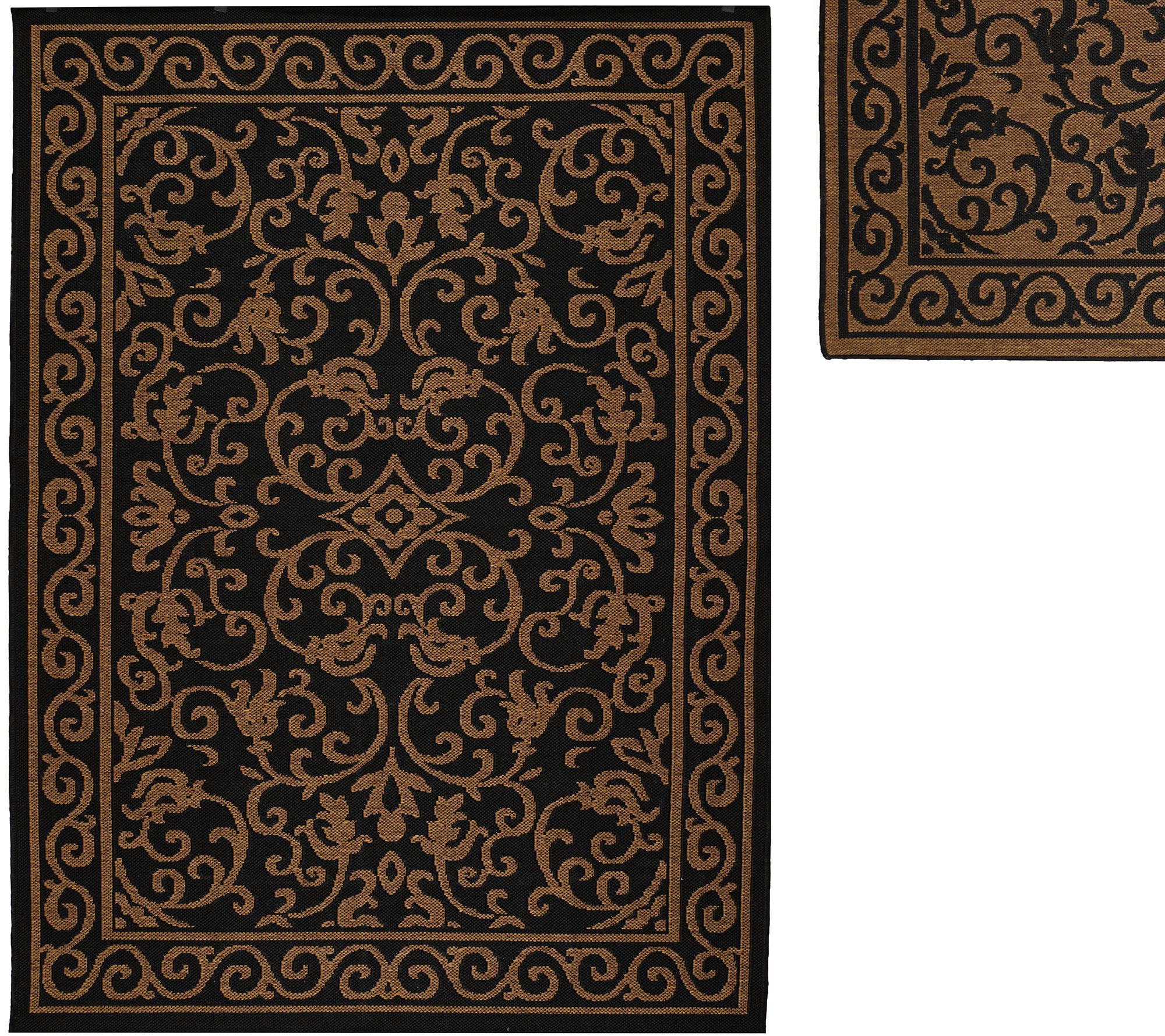 Veranda Living Indoor Outdoor Rug
 Veranda Living Indoor Outdoor Reversible 5 x 7 Scroll Rug