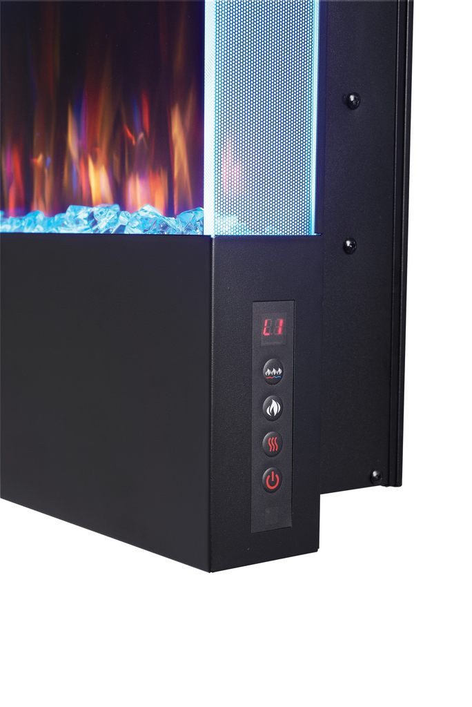 Vertical Wall Mount Electric Fireplace
 Napoleon Allure 38 in Vertical Wall Mount Electric