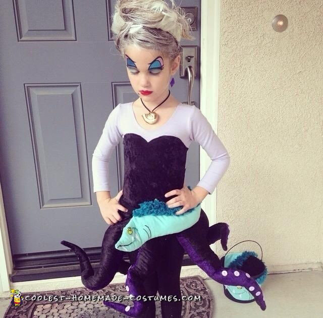 Villains Costumes DIY
 Fantastic Homemade Child Villain Costume Ursula